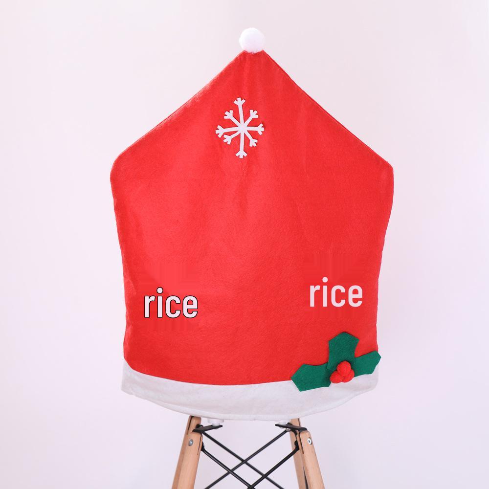 Christmas Tablecloth & Snowflake Chair Cover Set - Festive Holiday Decor
