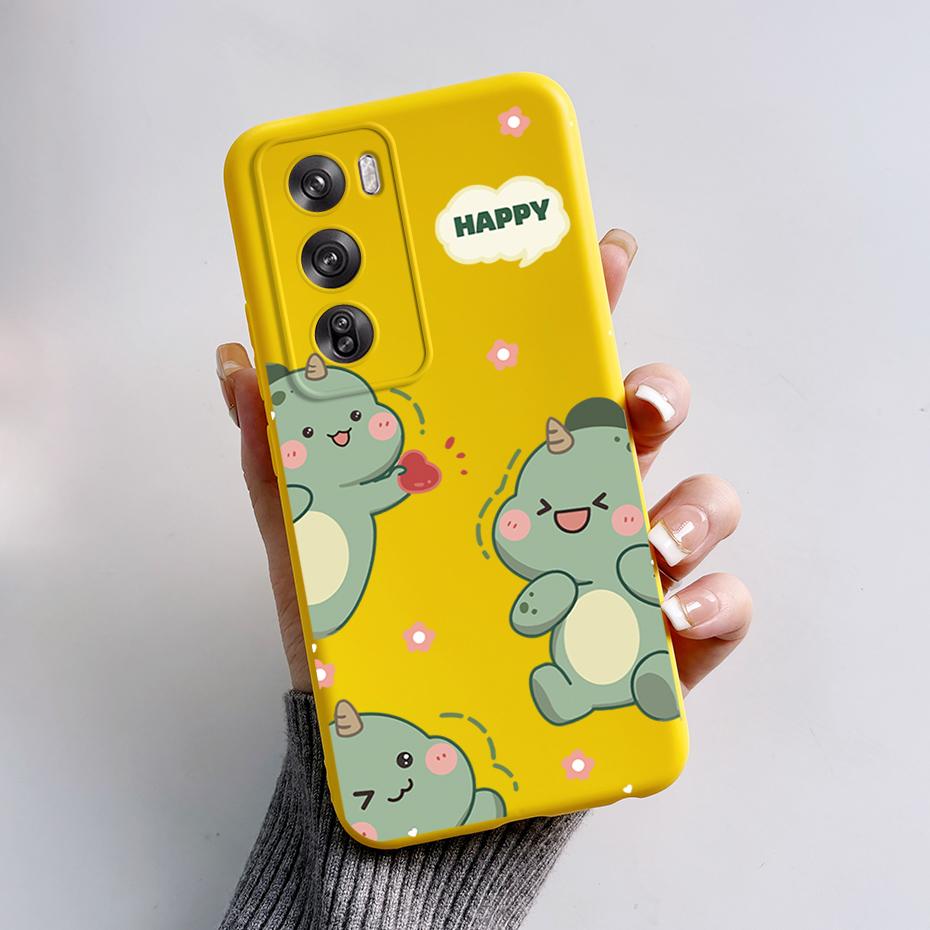 For OPPO Reno 12 Pro Case Cute Bear Cartoon Frog Back Cover Matte Silicone Soft Phone Case For OPPO Reno 12 Reno12 Pro 5G Fundas