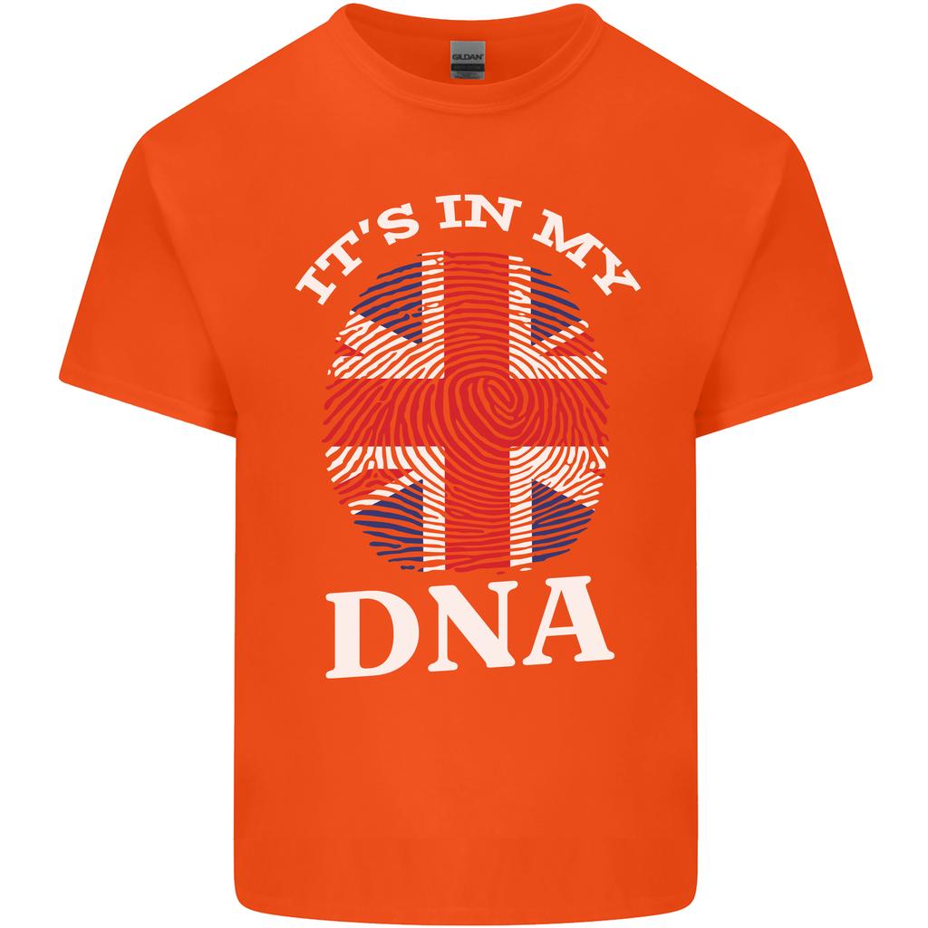 Britain Its in My DNA Funny Union Jack Flag Unisexs Light Cotton TShirt