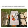 MOBIGARDEN Carbon Steel Roll-up Camping Table
