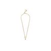 Dior CD Series Round Bead Resin Metal Necklace Women Necklace Gold N1390PTCRS-D301