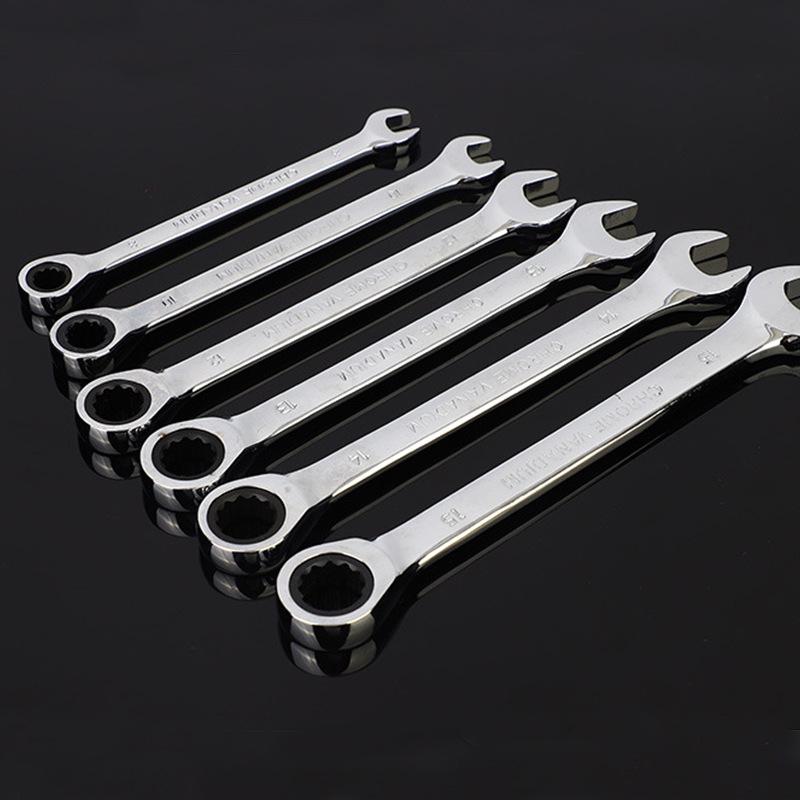 Multifunctional Double-End Ratchet Wrench for Auto Repair