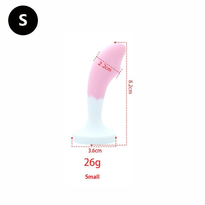 Silicone Anal Dilatancy Dildos Adult Sex Toys Anal Plug G-point Massage Gem Crystal Base Butt Plug Anal Masturbation Stimulator