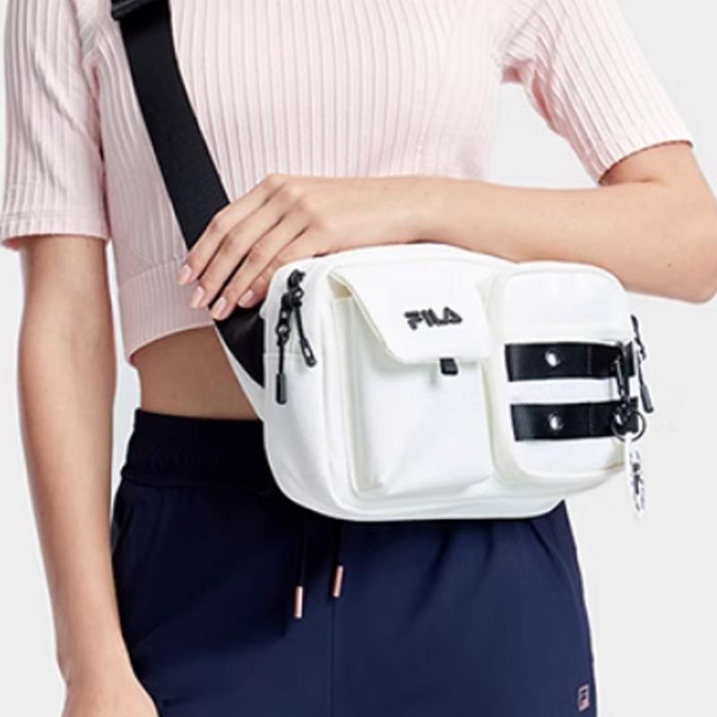 New FILA Fabric Fanny Pack Regular Unisex Ecru A13U331131F-IV