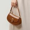 Baguette Bag Women's Leather Messenger New Women's Female Office Workers Small Bag Niche High-end Handbag