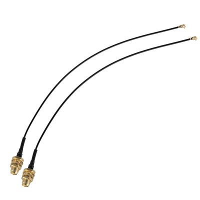 2pcs Mini PCIe To RP-SMA Pin Connector Cable WiFi Network Antenna Extension Wire 30cm