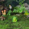 Cartoon Frog Figurines Mini Micro Landscape Decoration Garden Frog Ornament  Home Decoration