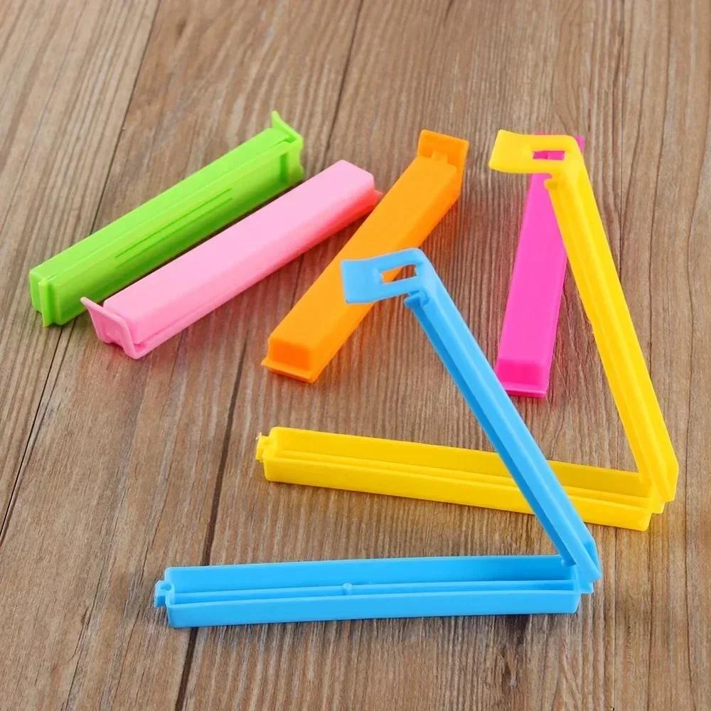 5/10/20 SZT Przenośne Klipsy do Zamykania Woreczków na Jedzenie i Przekąski Sealer Clamp Plastikowe Narzędzie Akcesoria Kuchenne Artykuły Kuchenne