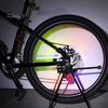 Colorful Wheel Decoration Reflector 12Pcs Bicycle Spoke Skins Wraps Night Riding Universal Easy Bike Accessories To Install Road Mountain Reflectors