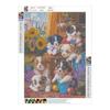 Diamond Art Dog Animal 30X40cm Bead Art Round Beads Mosaic Art Kit Popular DIY Handmade Craft Present Decoration