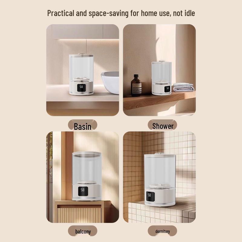 Compact Portable Washer for Underwear and Baby Apparel – No Installation Needed