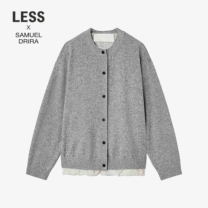 

LESS H-Shape Long Sleeve Wool Cashmere Sweater M