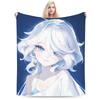 Furina Genshin Impact Blankets Fleece Summer  Portable Soft Throw Blanket for Home Outdoor Quilt