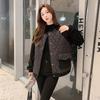 Fashion cotton clothes women's rhombus thin winter new short jacket padded cotton loose baseball clothes cotton jacket women