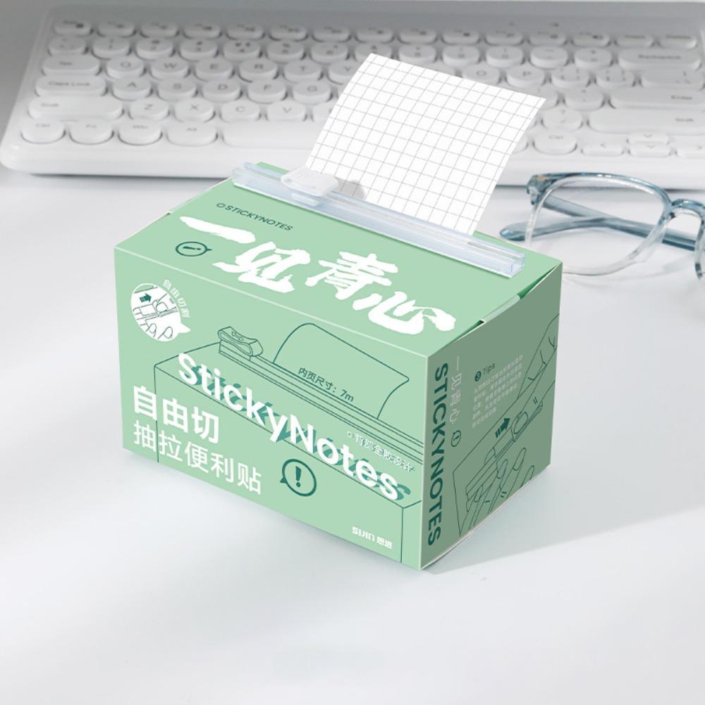 7M Roll Memo Pads with Dispenser Sticky Tabs Eco-Friendly Self-Adhesive Notes  Error Correction