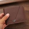 New PU Leather Wallets Men Short Causal Purses Male Folding Wallet Multi-card Slot Coin Card Holders High Quality Slim Money Bag