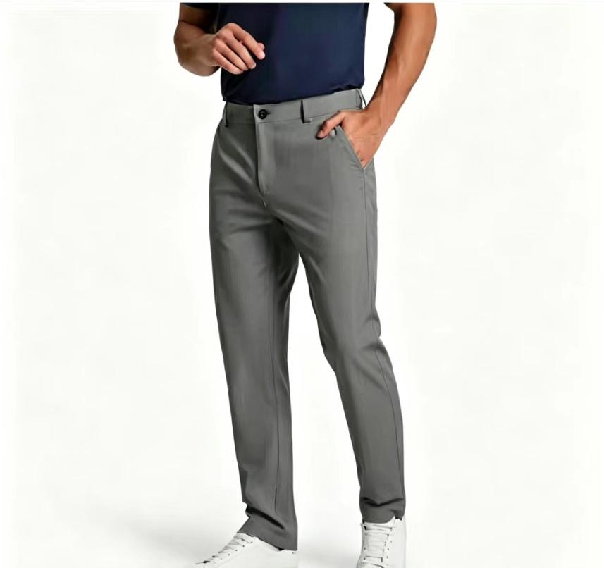 Spring and Autumn Trousers Youth Elastic Golf Jogging Slim Trousers Trousers Men's Advanced Sense
