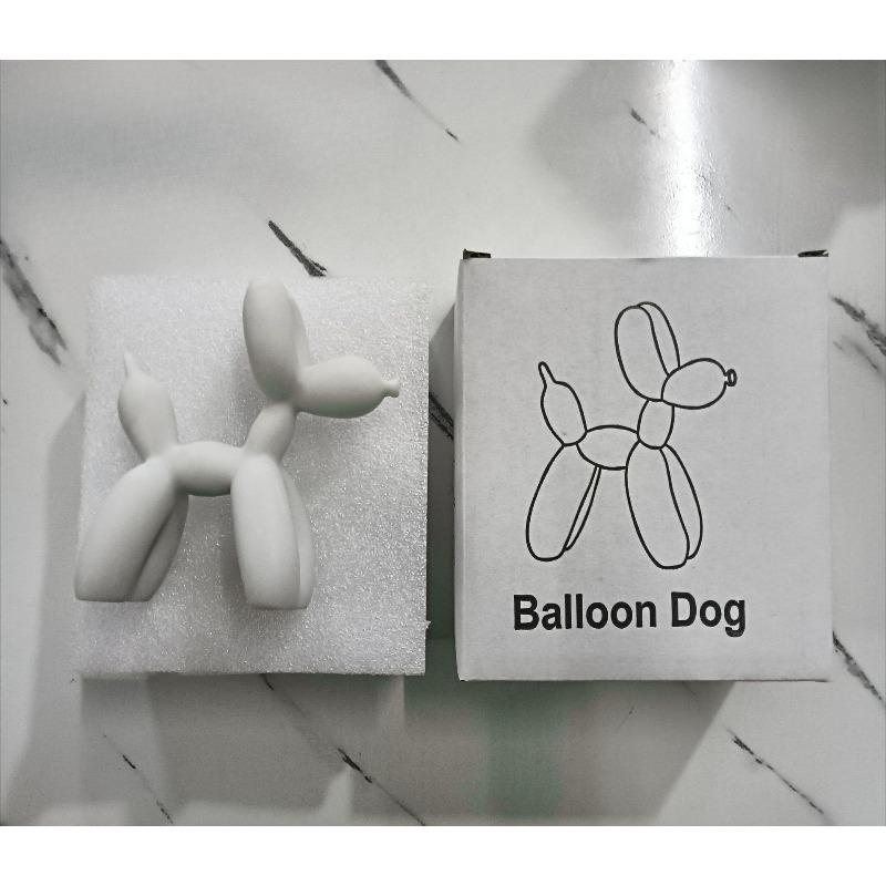 

Fluid Balloon Dog Desktop Decorative Cake Baking Shop Resin Artwork Display Item 10CM белый