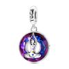 Charms Plata 925 Yoga Rueda de la Luz Charms Cuentas Encajan Pulsera Joyería DIY Regalo Para Mujeres