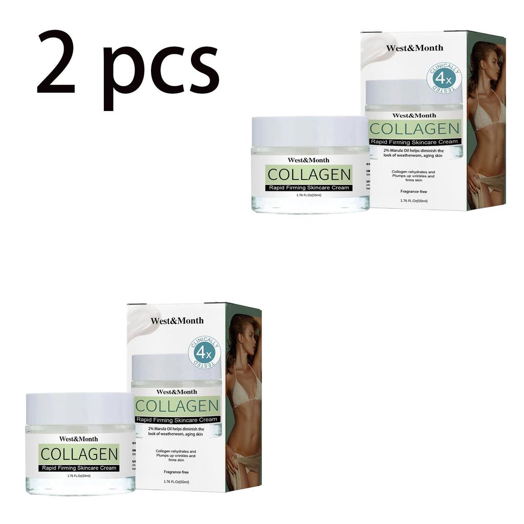 West&Month Kollagen Schnell Straffende Schlankheitscreme 50ml - Formende und Straffende Haut Schnell Wirkende Bauch-Schlankheits- und Körperformungscreme für die Faulen