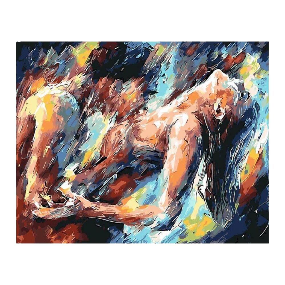 Malowanie Po Numerach Obrazy Do Malowania -Abstrakcja, Namiętność 50X40 Cm