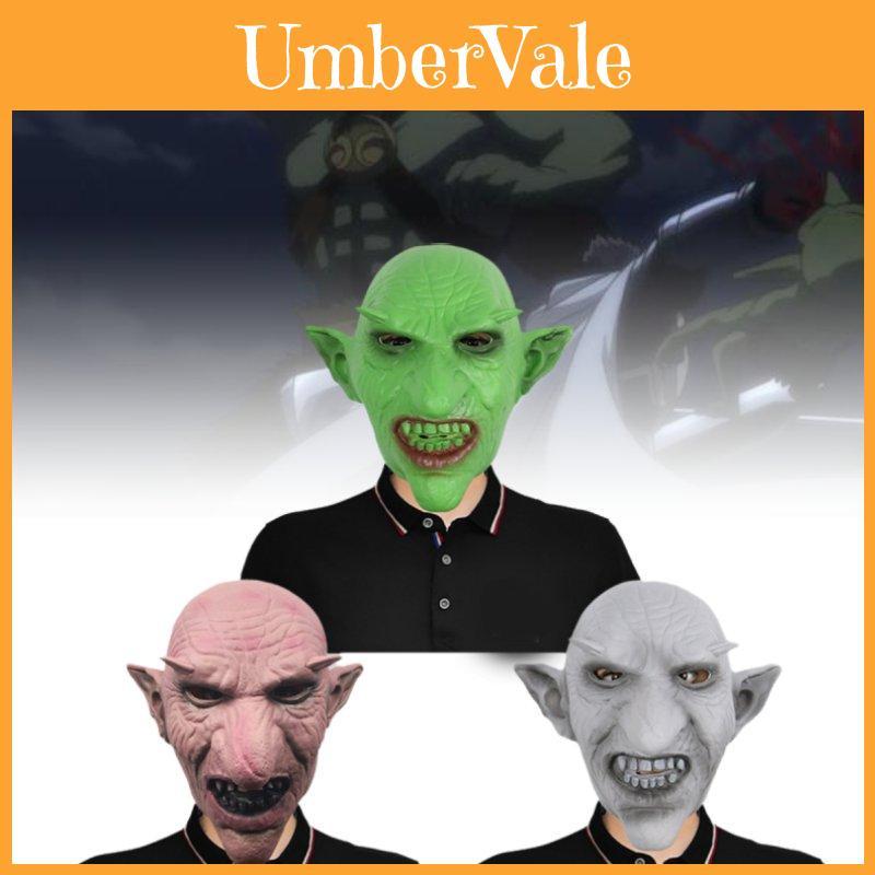 Terrifying Goblin Mask Full Face Costume Headpiece Perfect For Halloween Parties And Events
