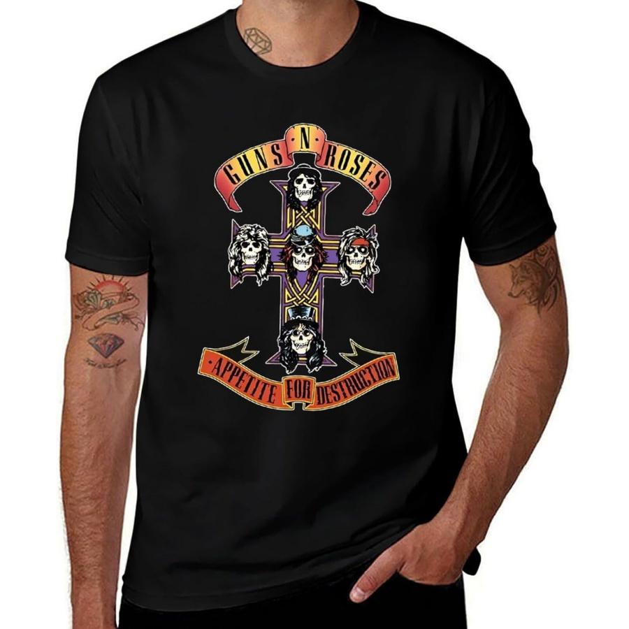 Vintage Rock Skull Tee, 80s Hard Rock Graphic T-Shirt, Retro Band Inspired Apparel S