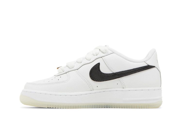 Kids' Sneakers Nike Air Force 1 Low '07 40th Anniversary Edition Bronx Origins (GS) White/Black-Metallic Gold
