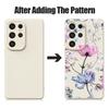 Cartoon Daisies Flowers Liquid Silicone Case For Samsung S26 Ultra S25 S24 Plus S23 S22 Ultra Magnetic For Magsafe Soft Cover