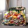 1Pc Winnie Pooh Friends Blanket Soft And Comfortable Casual Warm Camping Travel Christmas Halloween Xmas Gift M924210