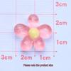 Ice-Clear Fine Glitter Flower Resin Fridge Magnet & DIY Phone Case Craft Supplies