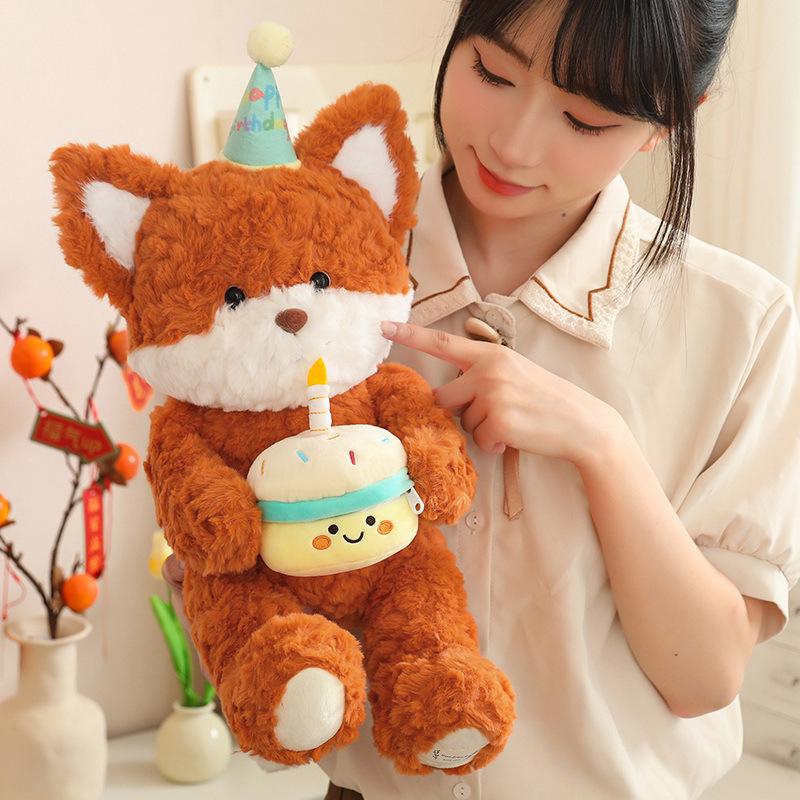Girl Marriage Proposal Gift Cute Birthday Hug Cake Bear Plush Toy Doll Cute Child Birthday Gift