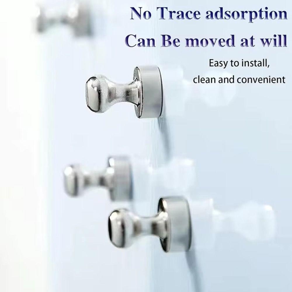 10 PCs DIY Magnetic Pushpins Portable Sucker Thumbtack New Magnet Hook  Refrigerator Whiteboard
