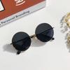 2025 Sunglasses new round frame Children's 2-8 years old baby glasses British style metal sunglasses sun visors