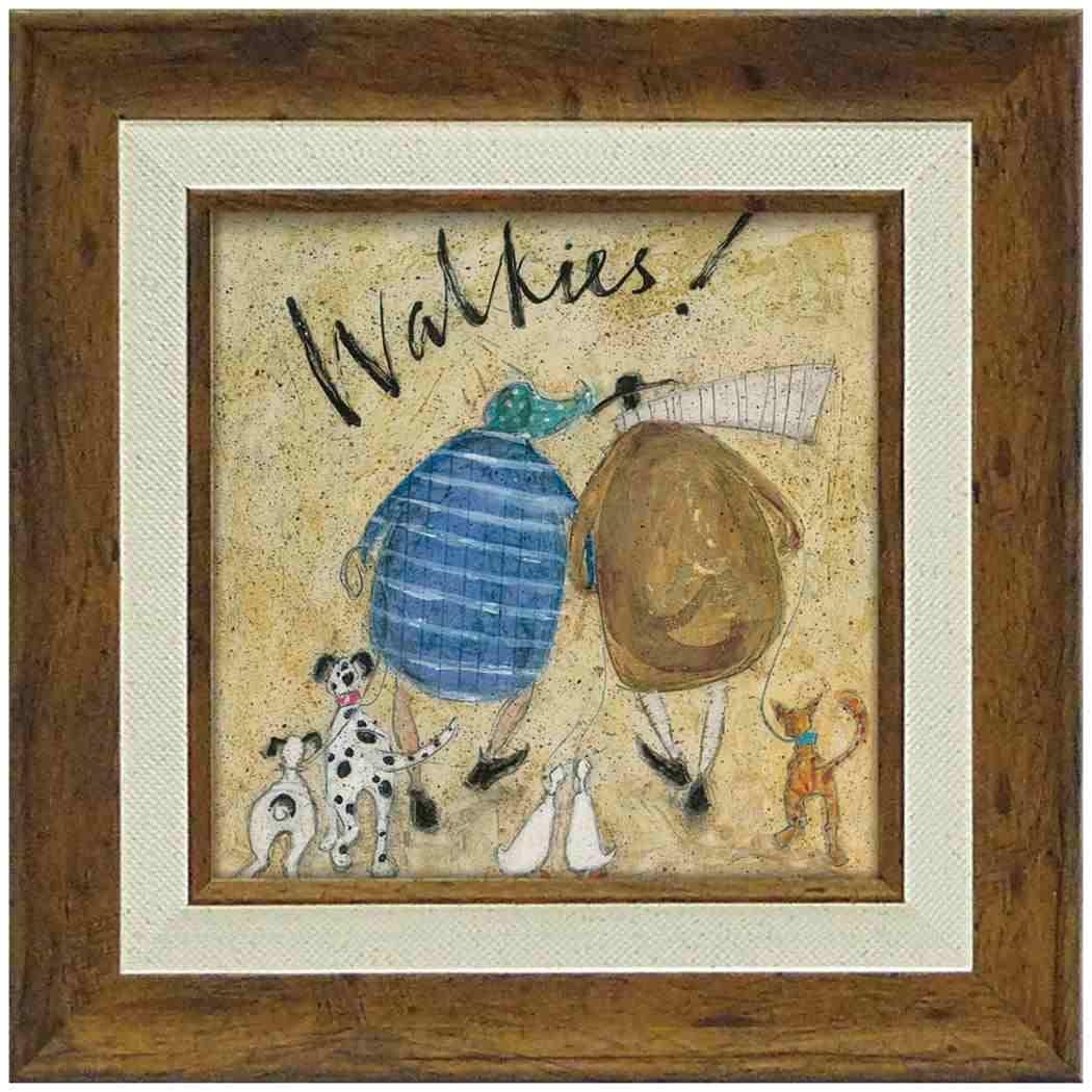 YouPower Sam Toft Арт-рамка с гелевым покрытием, Маленькая, «Прогулка!»