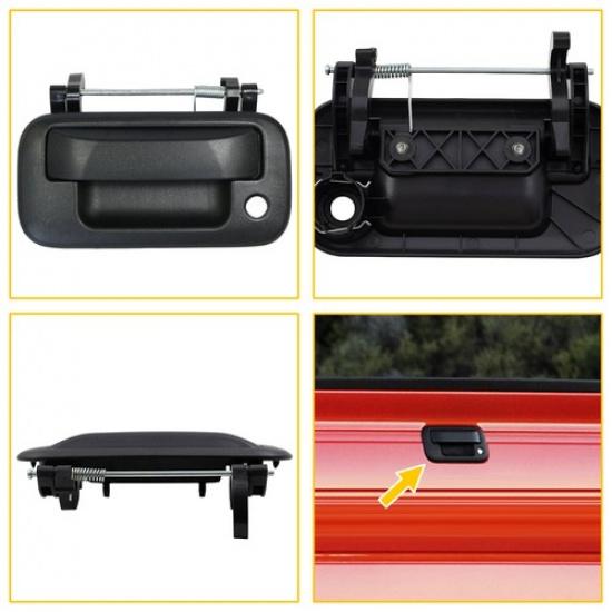 Black Plastic Tailgate Tail Gate Handle for Ford F150 Super Duty Pickup Truck