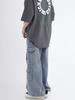 2024 Spring/Autumn 3D Pocket Wide-Leg Jeans - Hip-Hop Style for Men & Women