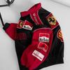 Men Women Racing Jacket Lightweight Warm Cotton Motor Outerwear Cycling Sports Training