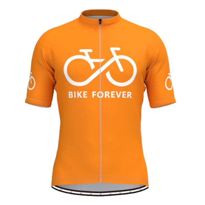 BIKE FOREVER Men's Cycling Jerseys 2023 Summer Short Sleeve