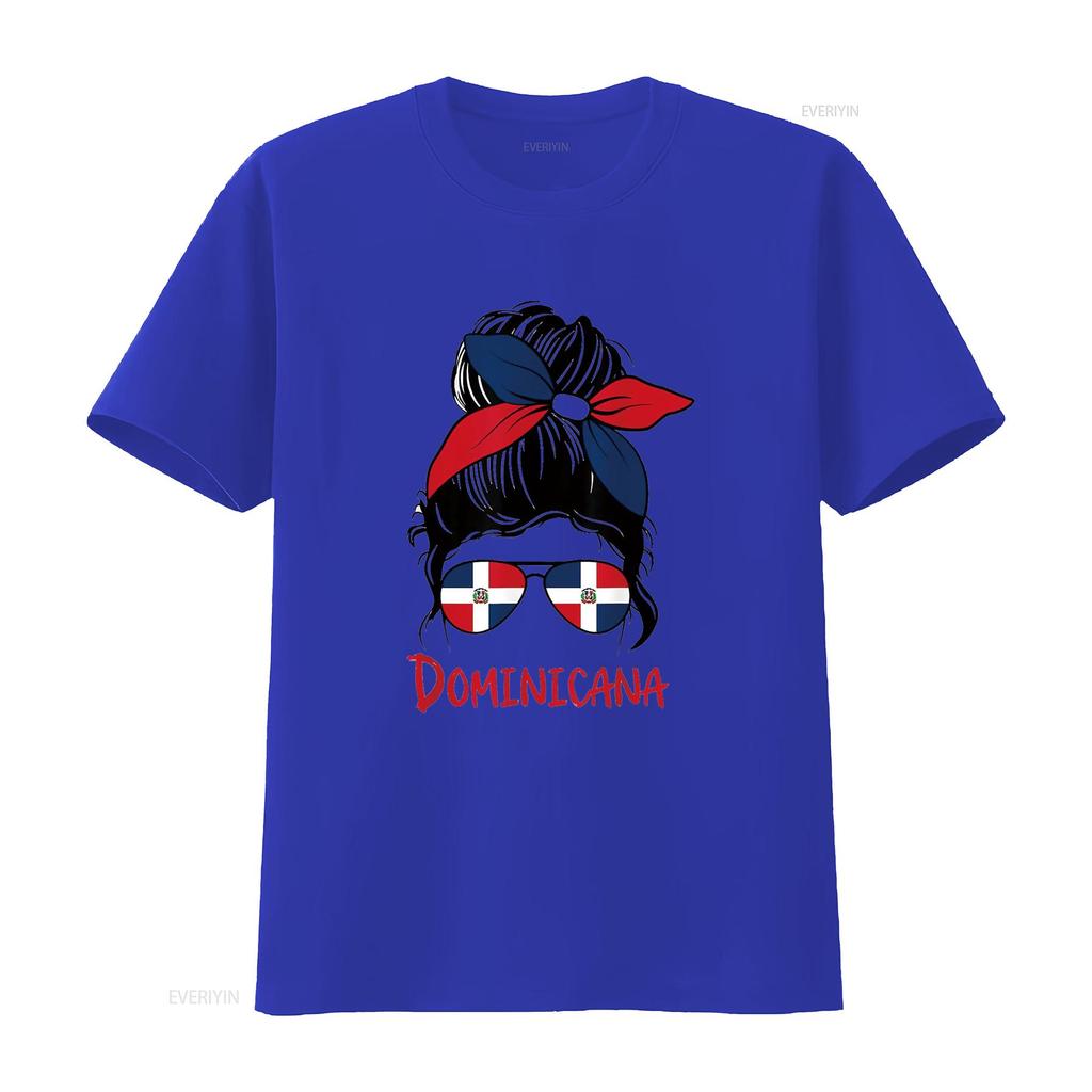Dominicana Dominican Girl Republica Republic T Shirt White Vintage Washed Streetwear Designer Clothes Unisex Soft Stretched