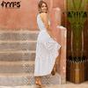 YYFS Women's Fashion Summer Spring Polka Dot Print Sleeveless Casual Dresses