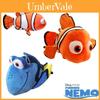 Adorável Peixe-palhaço Nemo de Pelúcia Brinquedo Boneca Peixe Dory Macio e Fofo