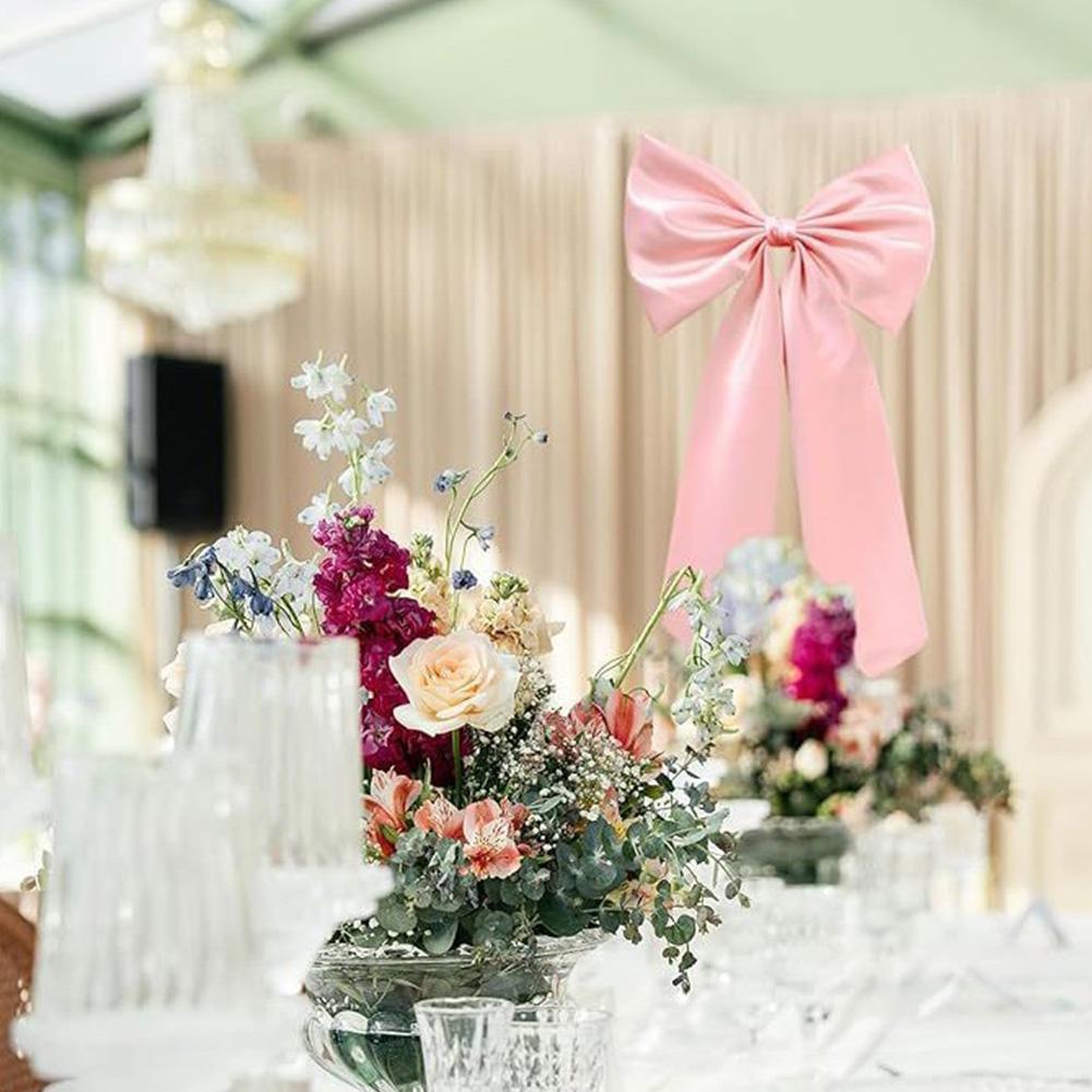 Large Bow Decor Themed Party Decorations Big Bow Wall Decor Giant Bow Ribbon Decor for Wedding Baby Shower Bridal Christmas