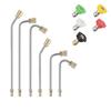 High Pressure Stainless Steel Extension Rod 1/4 Quick Insert Special-shaped Air Conditioner Cleaning Extension Rod with Nozzle