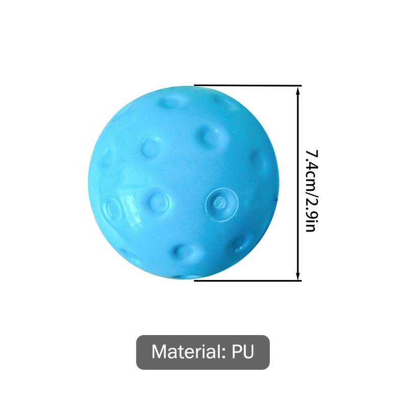 1/3Pcs Silent Pickleball Indoor Entertainment Silent Practice Ball Pu Foam High Bounce Resistance Not Disturbing People