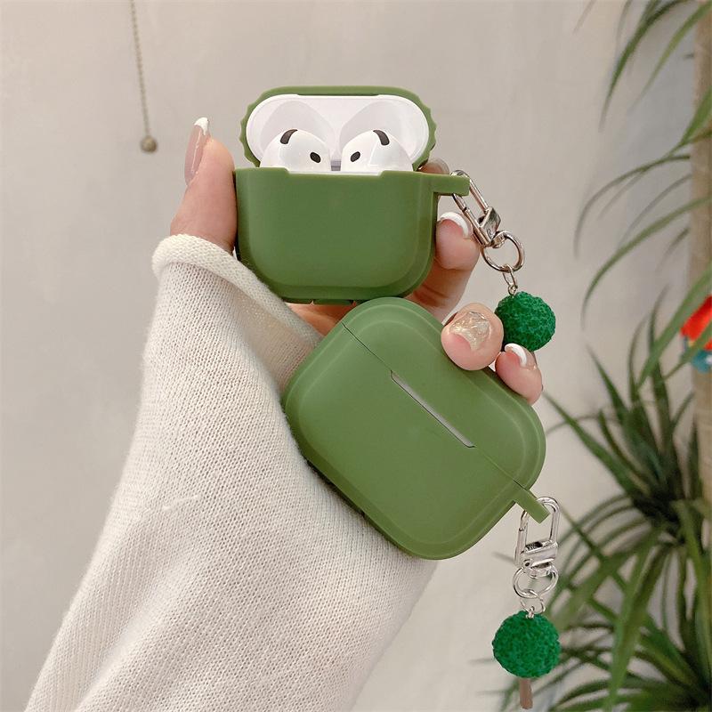 Niche green tree for AirPods pro1 generation protective case 1 generation pro1 apple bluetooth headset case