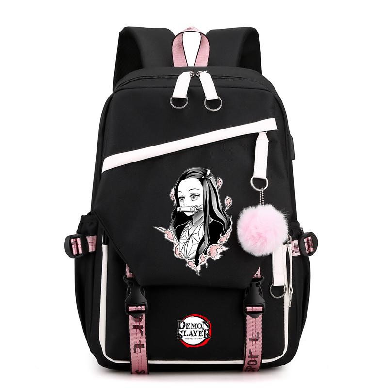 Anime Demon Slayer Backpack Teen Girl Boy Back To School Backpack Children School Bag Women Rucksack Travel Cartoon Bag Mochilas