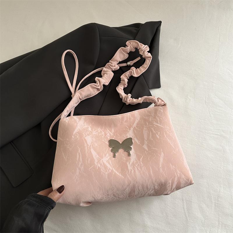 Large-capacity bag women s spring and summer versatile 2025 new casual shoulder underarm bag work tote bag розовый 2369₽