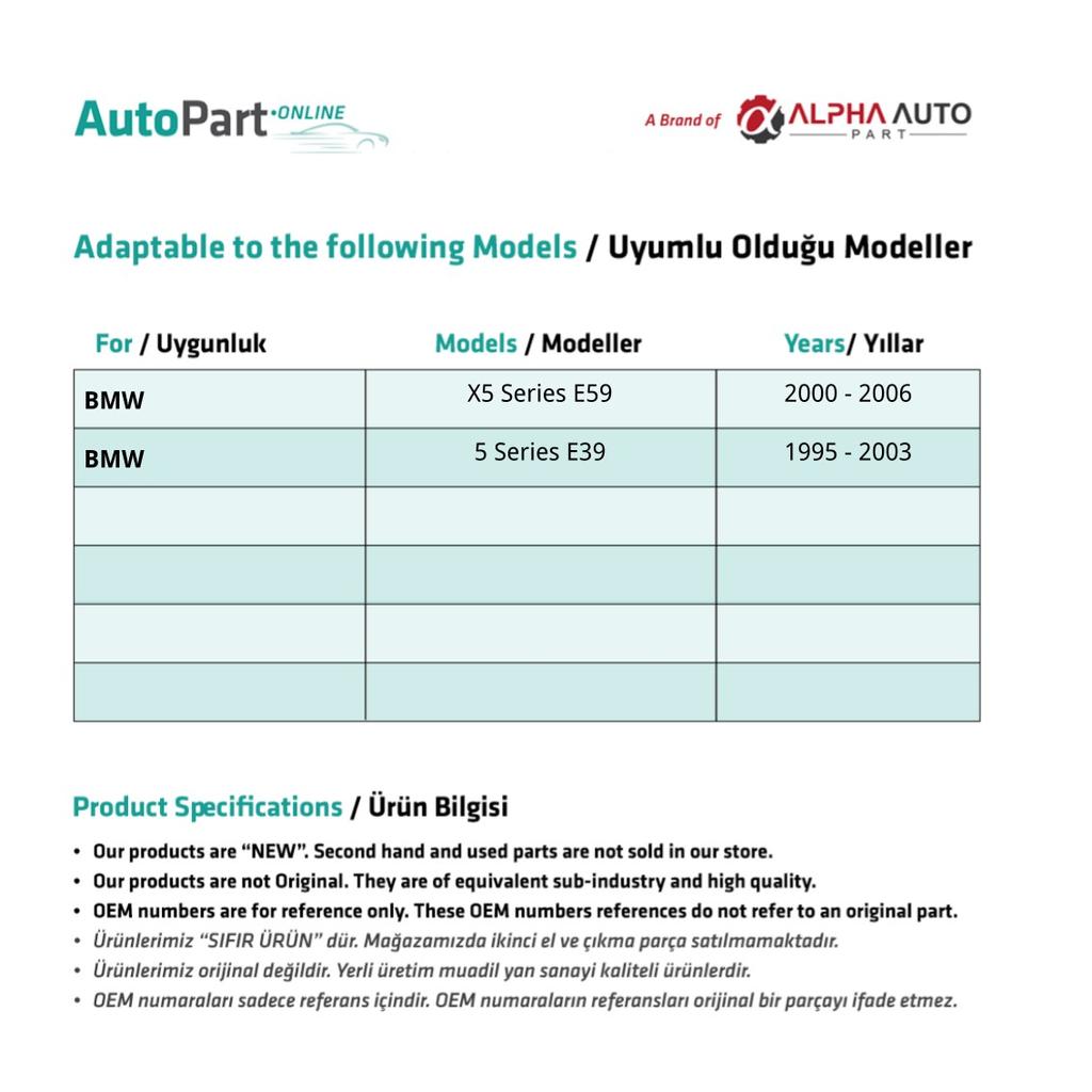 Air Conditioning Panel Buttons 14-Piece Set for BMW 5 Series E39