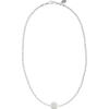 efor. Flat Pearl Dew Drop Necklace WH